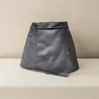 Lederimitat Skort Rock trifft Shorts