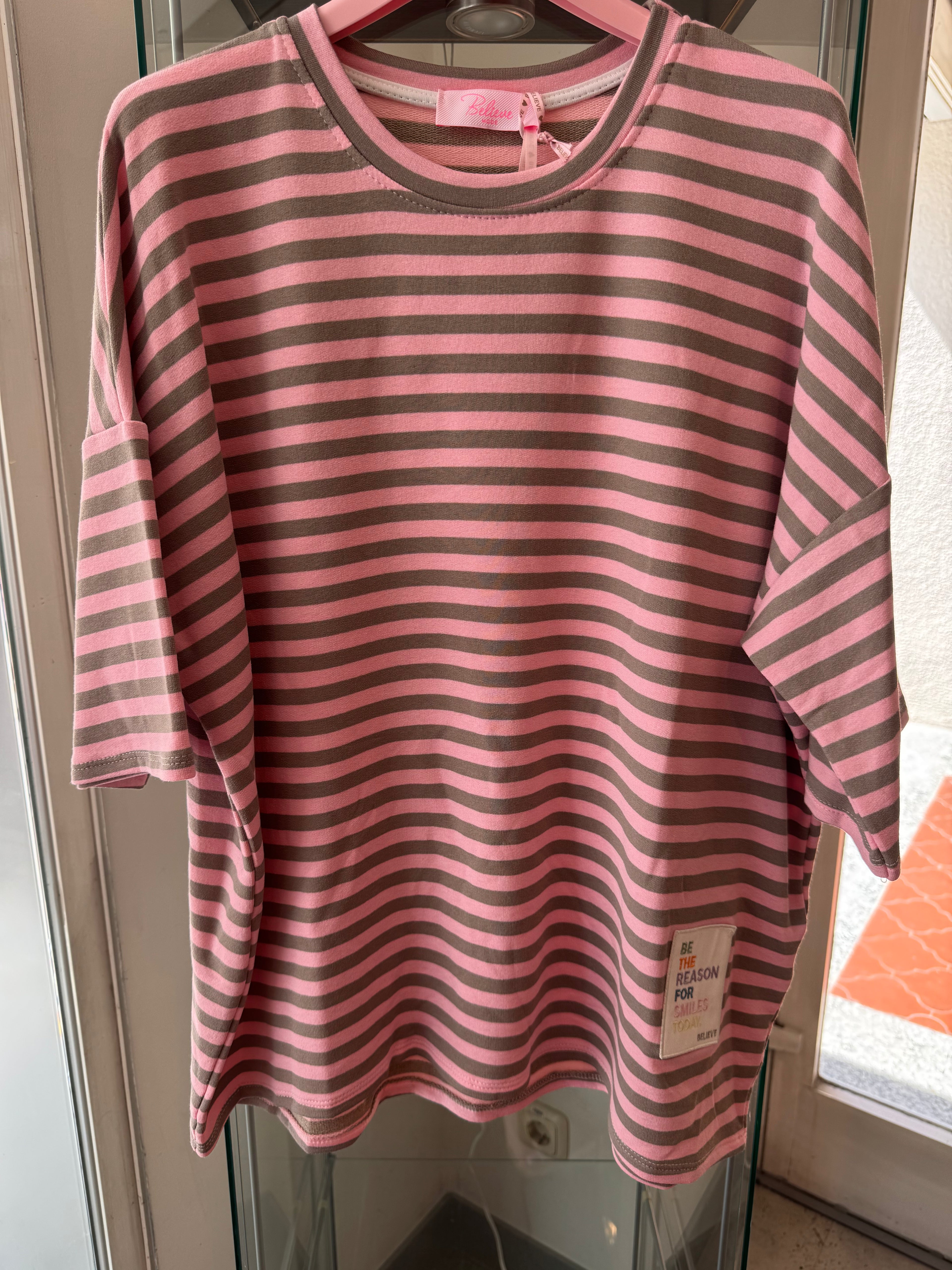 Sweatshirt gestreift