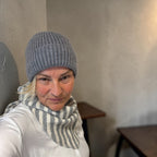 Kuschelmütze grau mit fleece