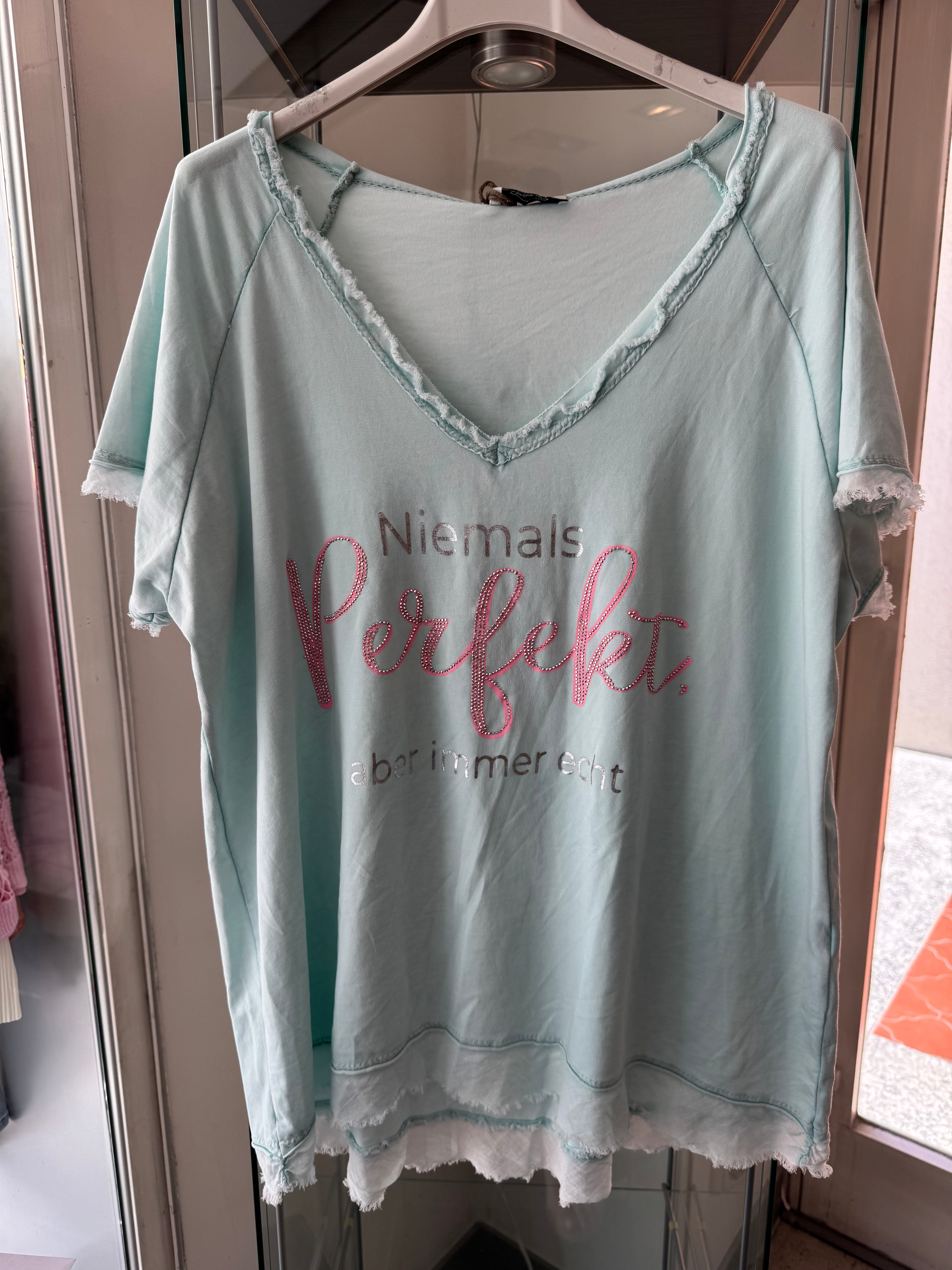 T Shirt niemals perfekt….