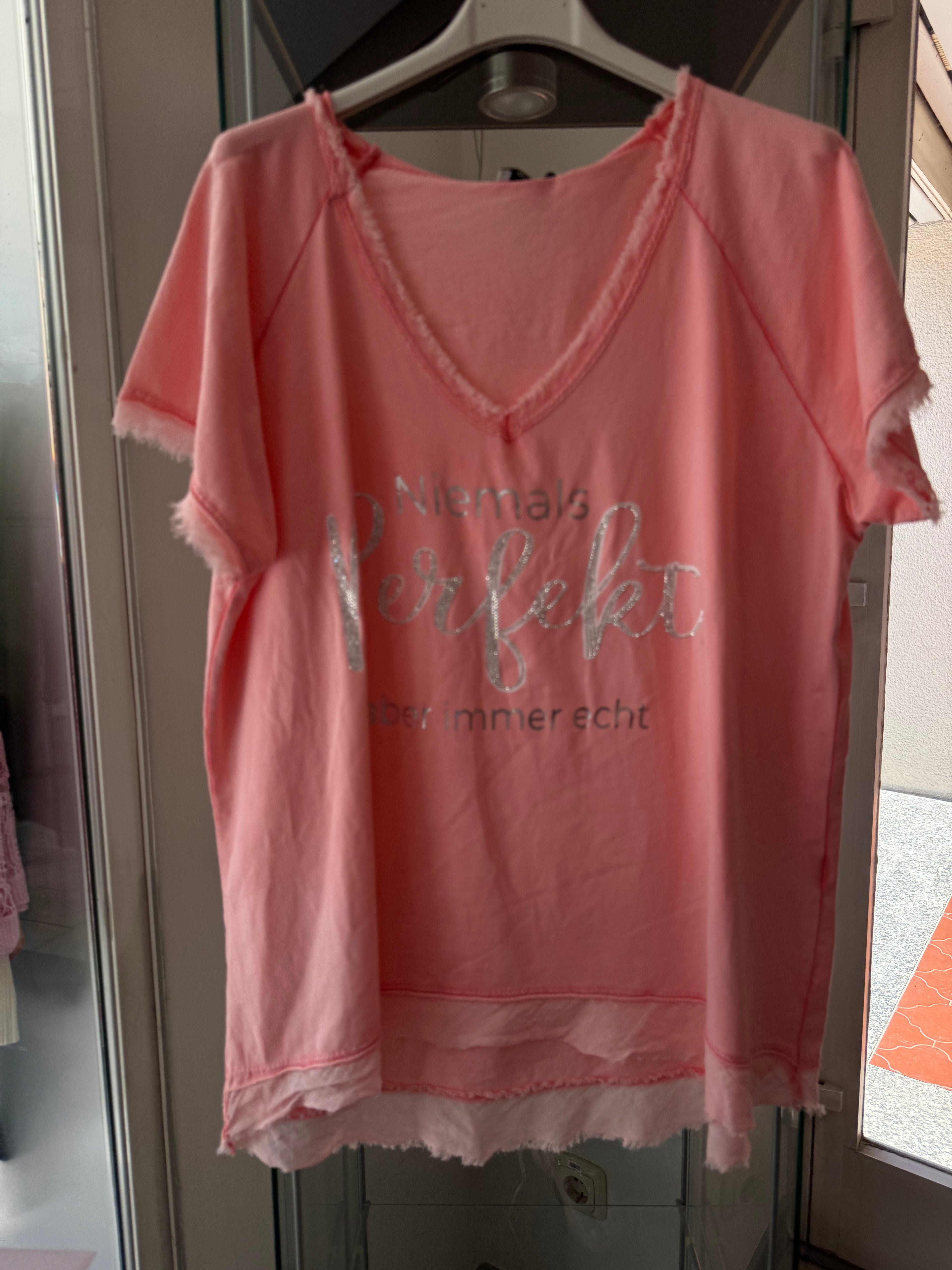 T Shirt niemals perfekt….