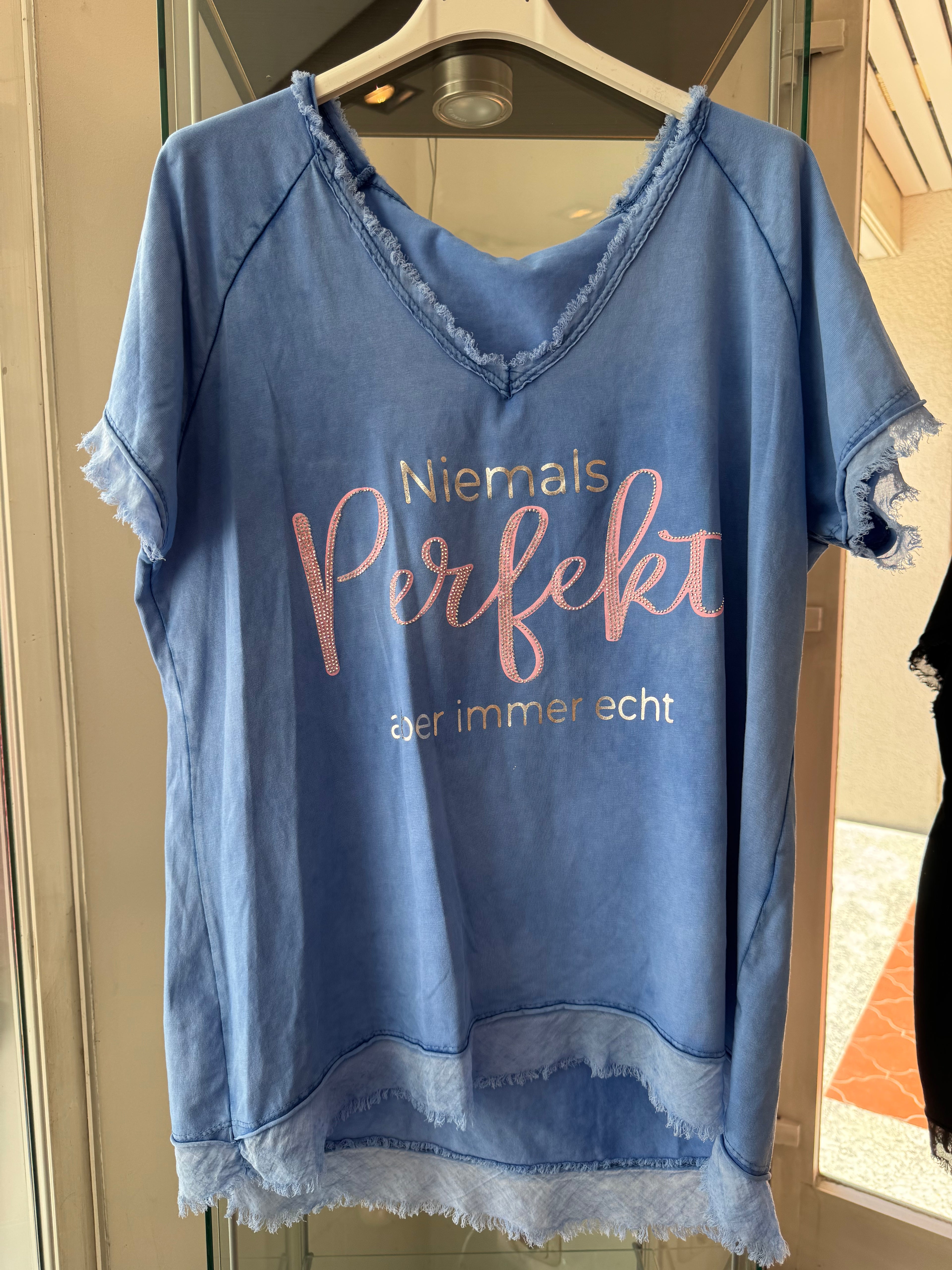 T Shirt niemals perfekt….