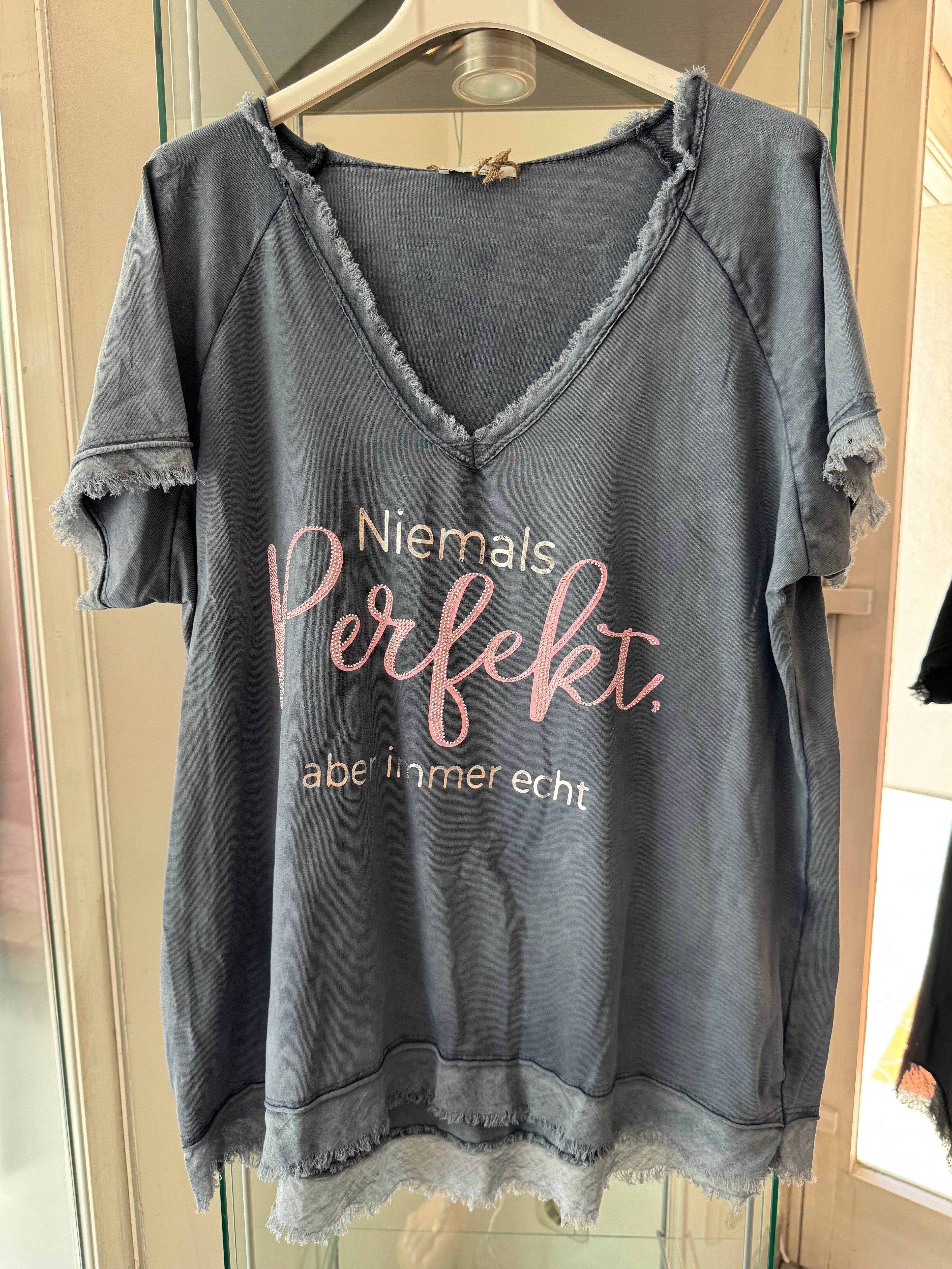 T Shirt niemals perfekt….