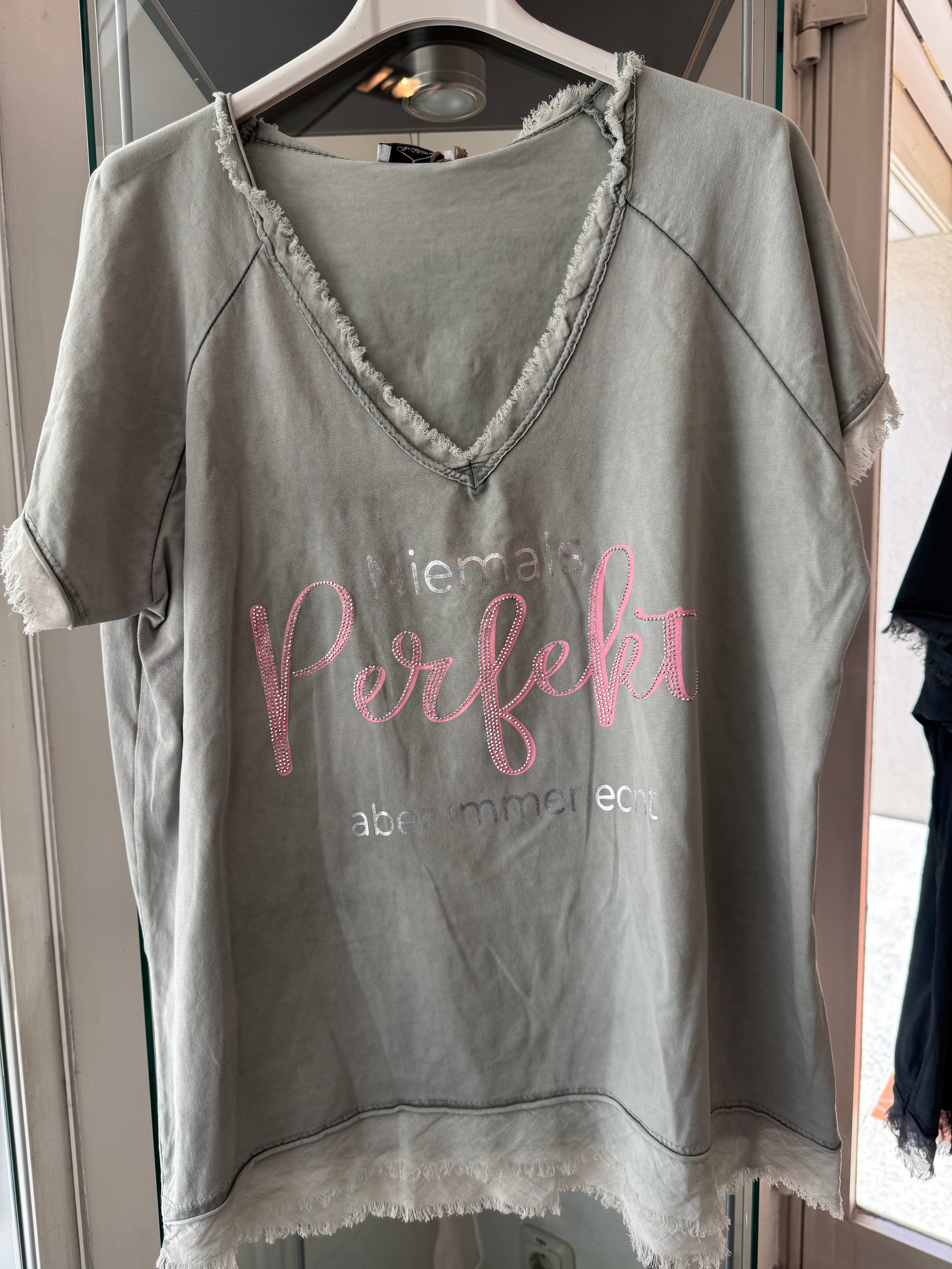T Shirt niemals perfekt….