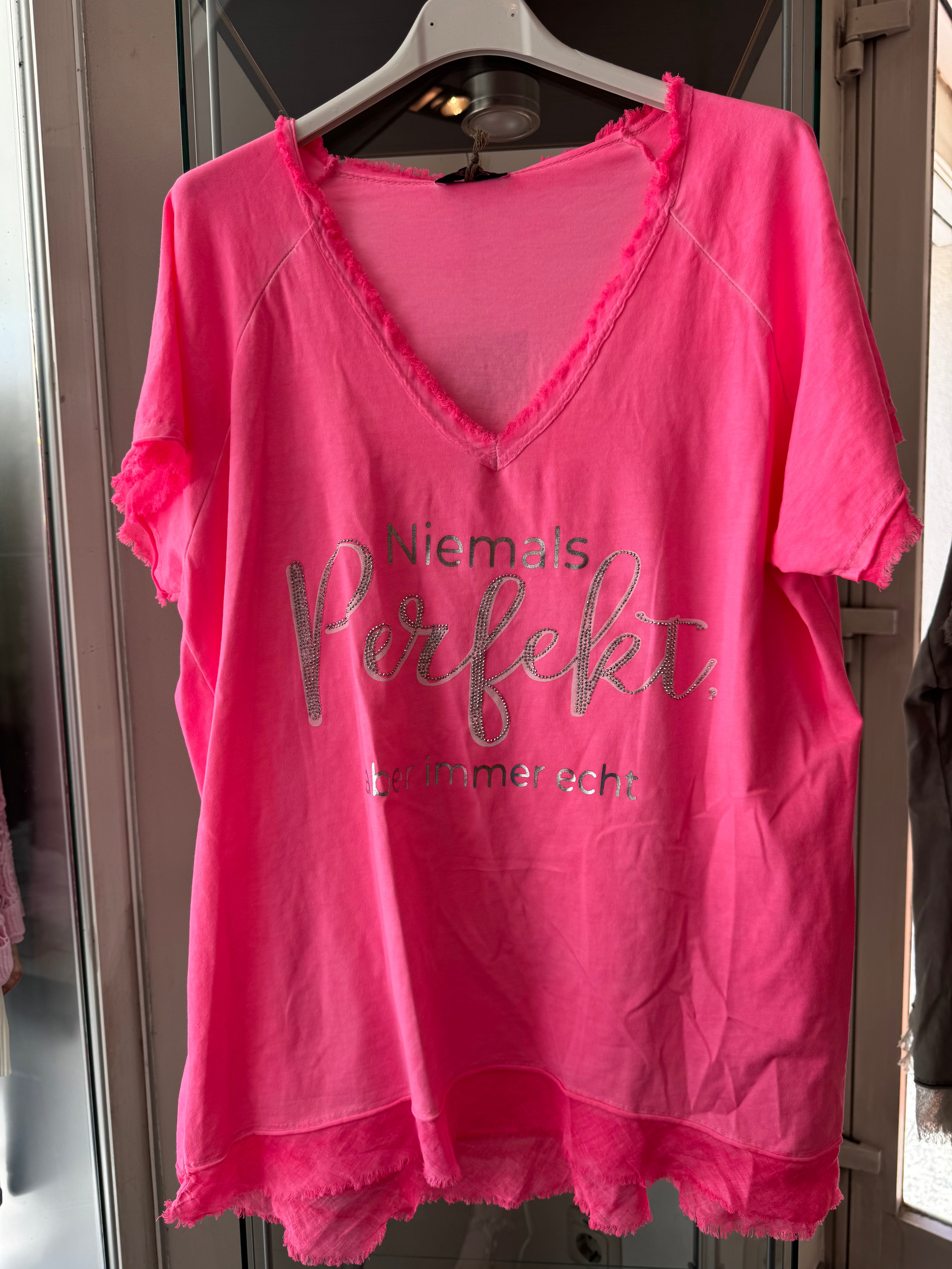T Shirt niemals perfekt….