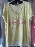 T Shirt niemals perfekt….