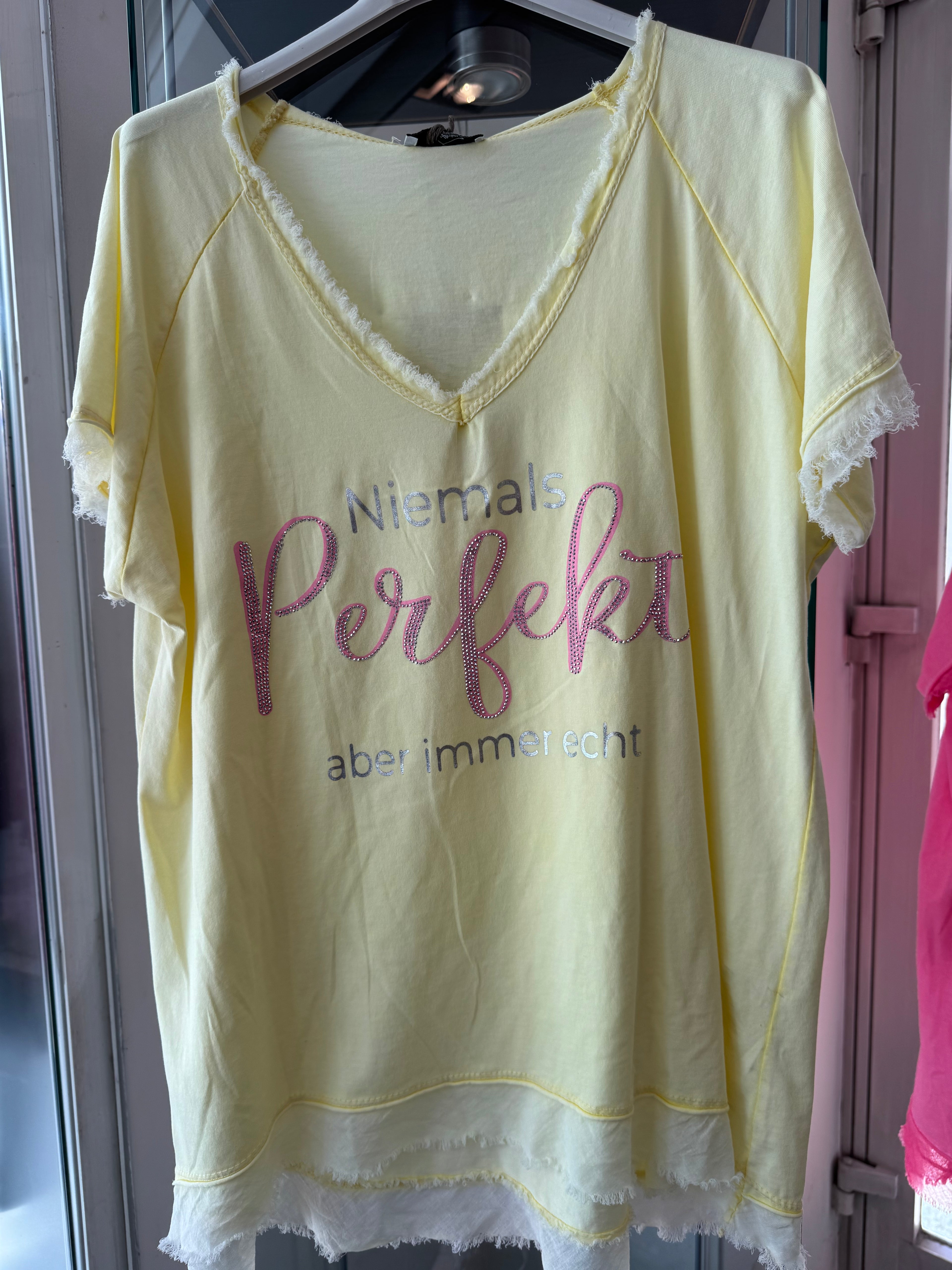 T Shirt niemals perfekt….