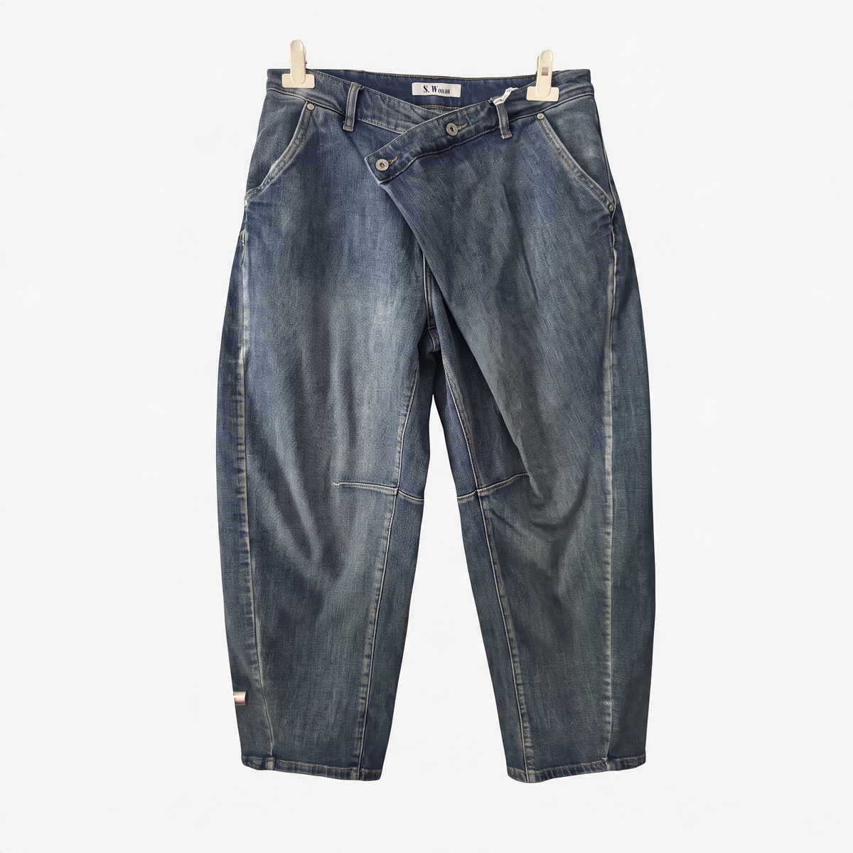 Cross waist Jeans