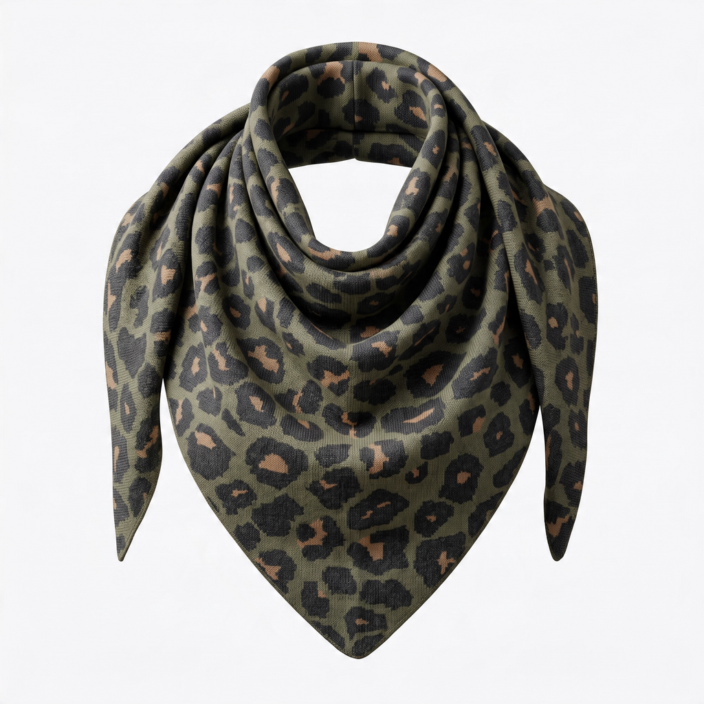 Dreieckschal im angesagten Leo Look