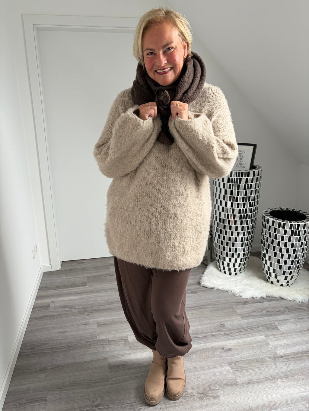 Kuscheliger Long Pullover oversize