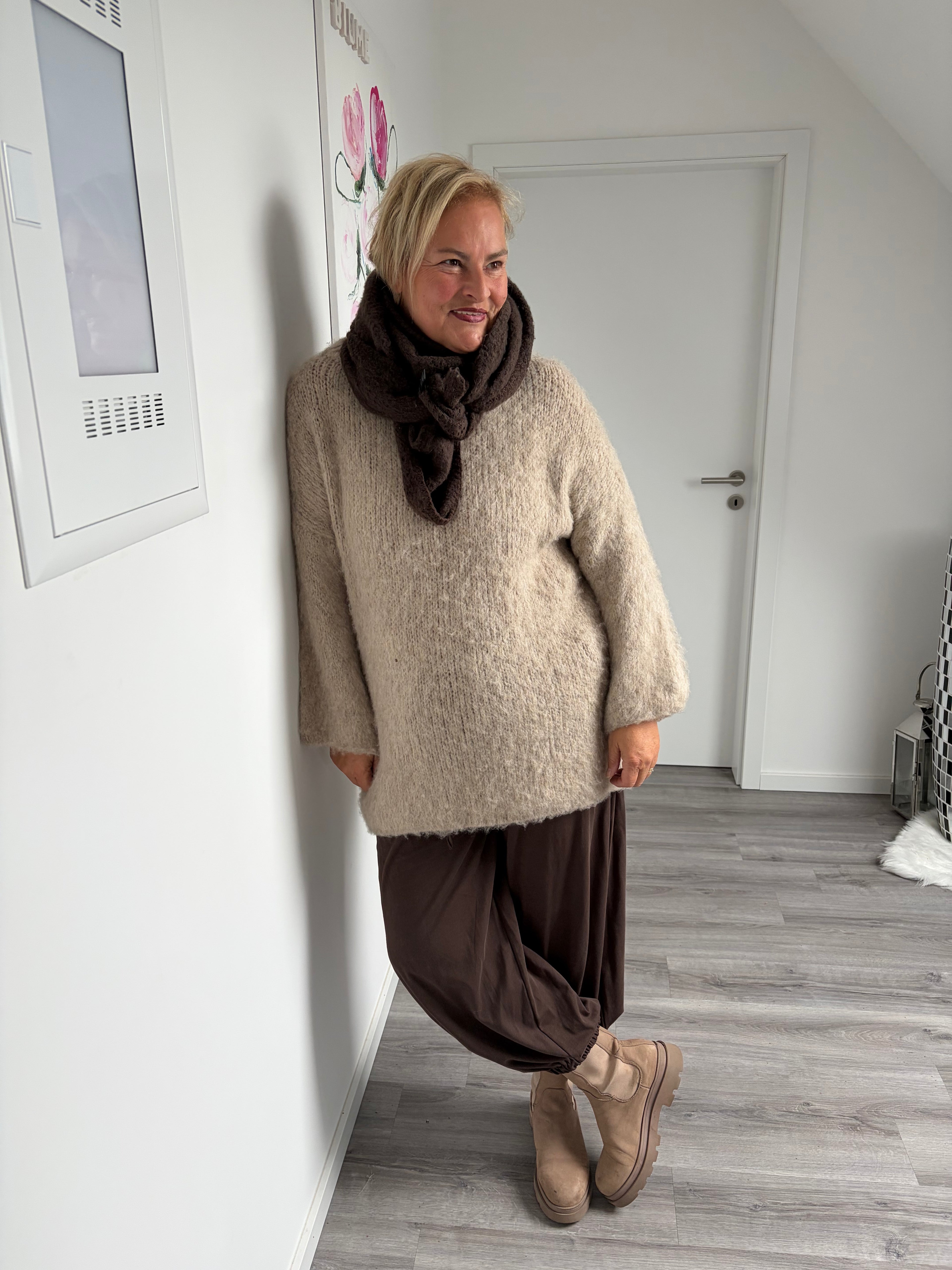 Kuscheliger Long Pullover oversize