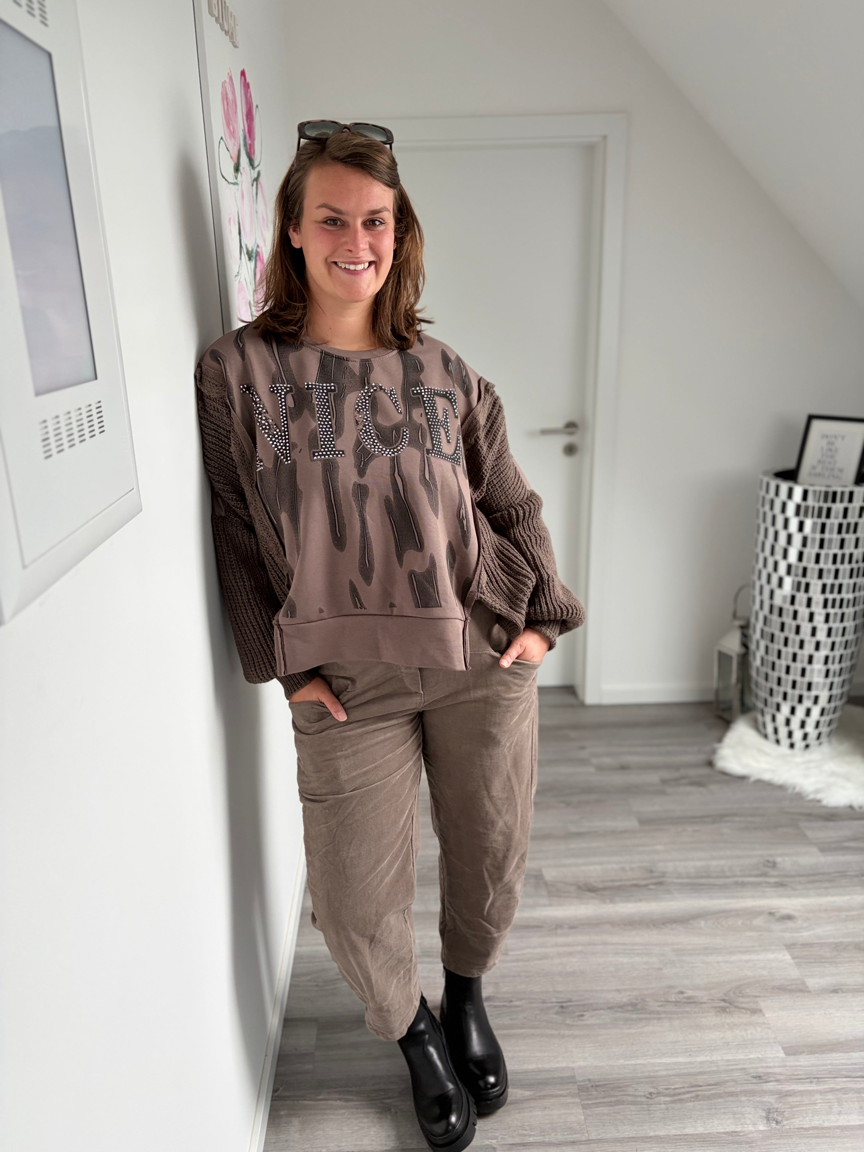 Nice Strick-Sweatshirt