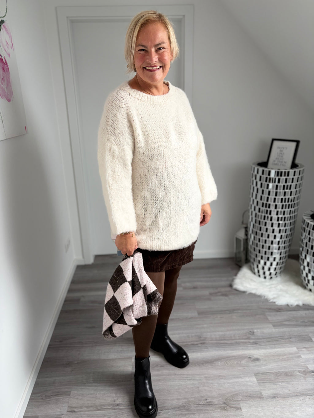 Kuscheliger Long Pullover oversize
