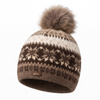 ❄️ Kuschelige Winter-Strickmütze mit Bommel & warmem Fleece-Innenfutter ❄️