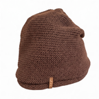 Beanie Mütze braun und bordeaux