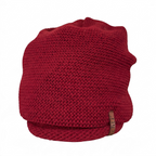 Beanie Mütze braun und bordeaux