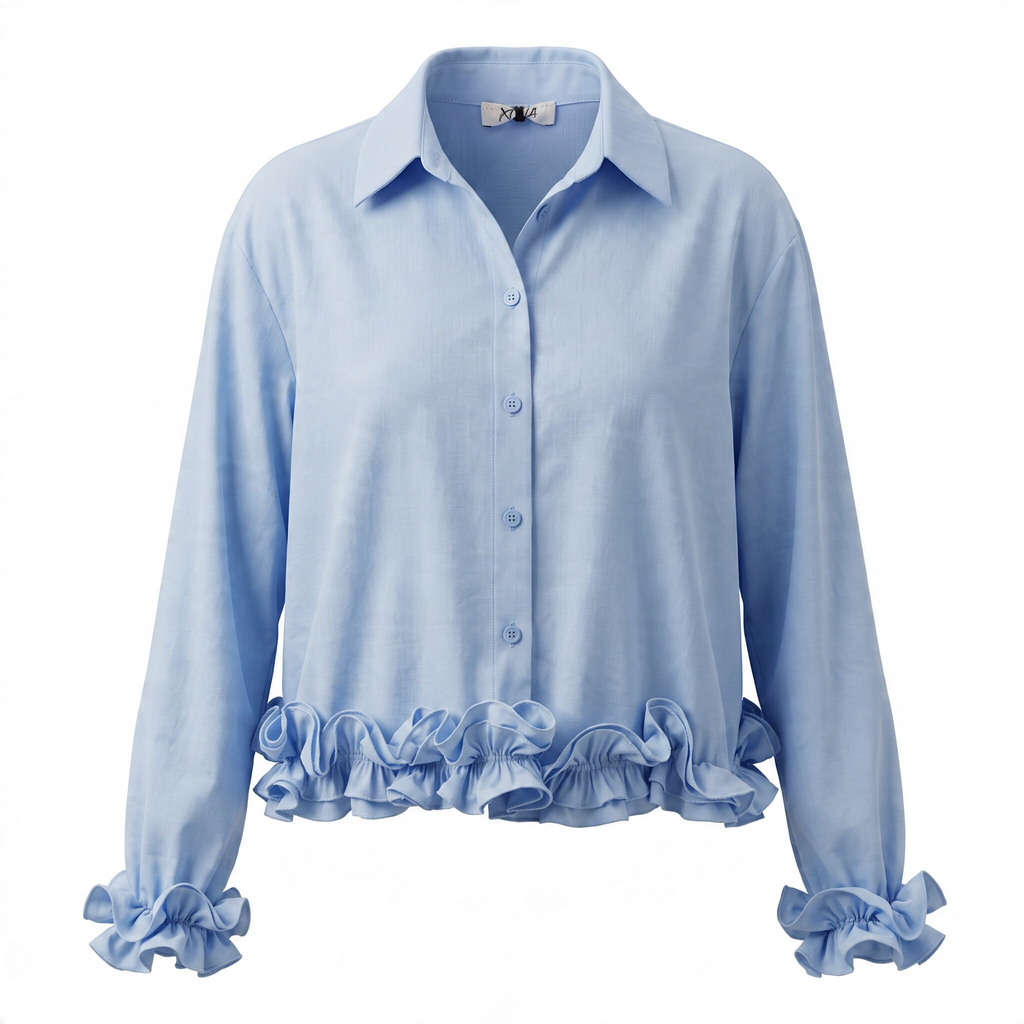 Wunderschöne Rüschenbluse
