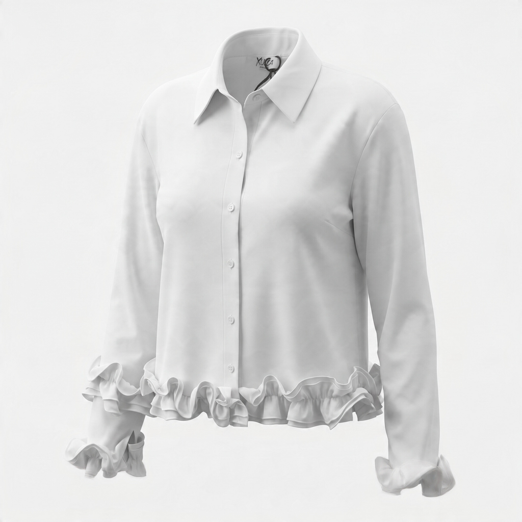 Wunderschöne Rüschenbluse