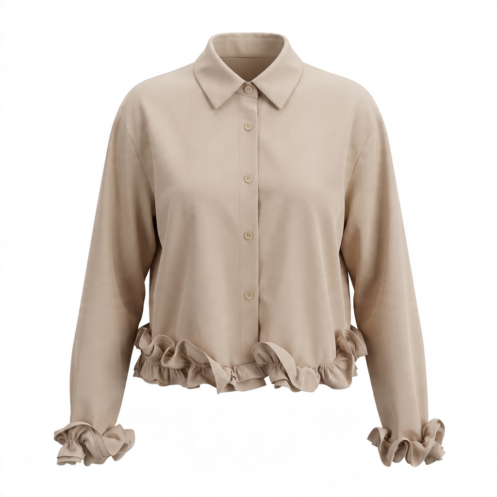 Wunderschöne Rüschenbluse