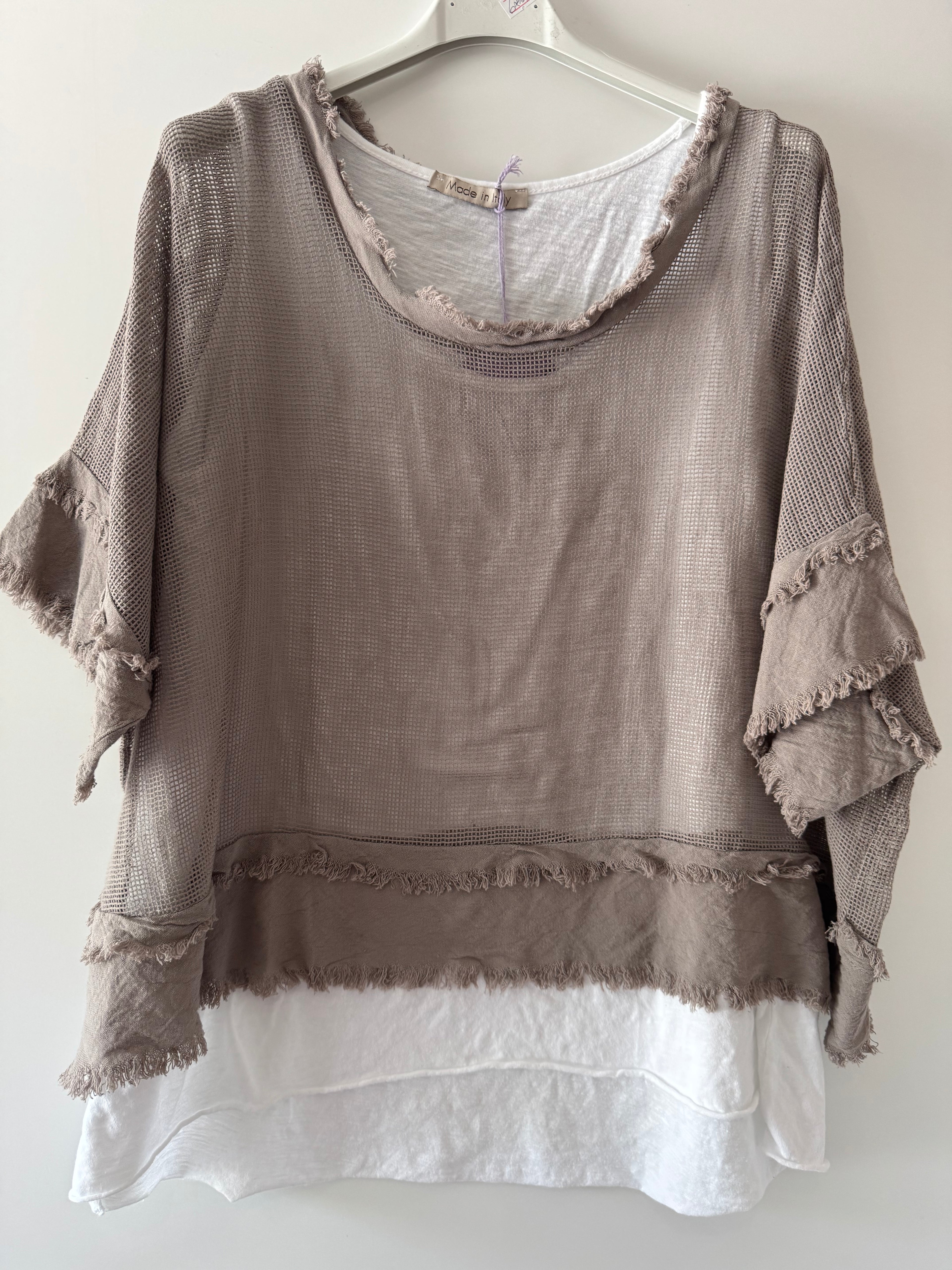 Lässiges Shirt in Lagenoptik