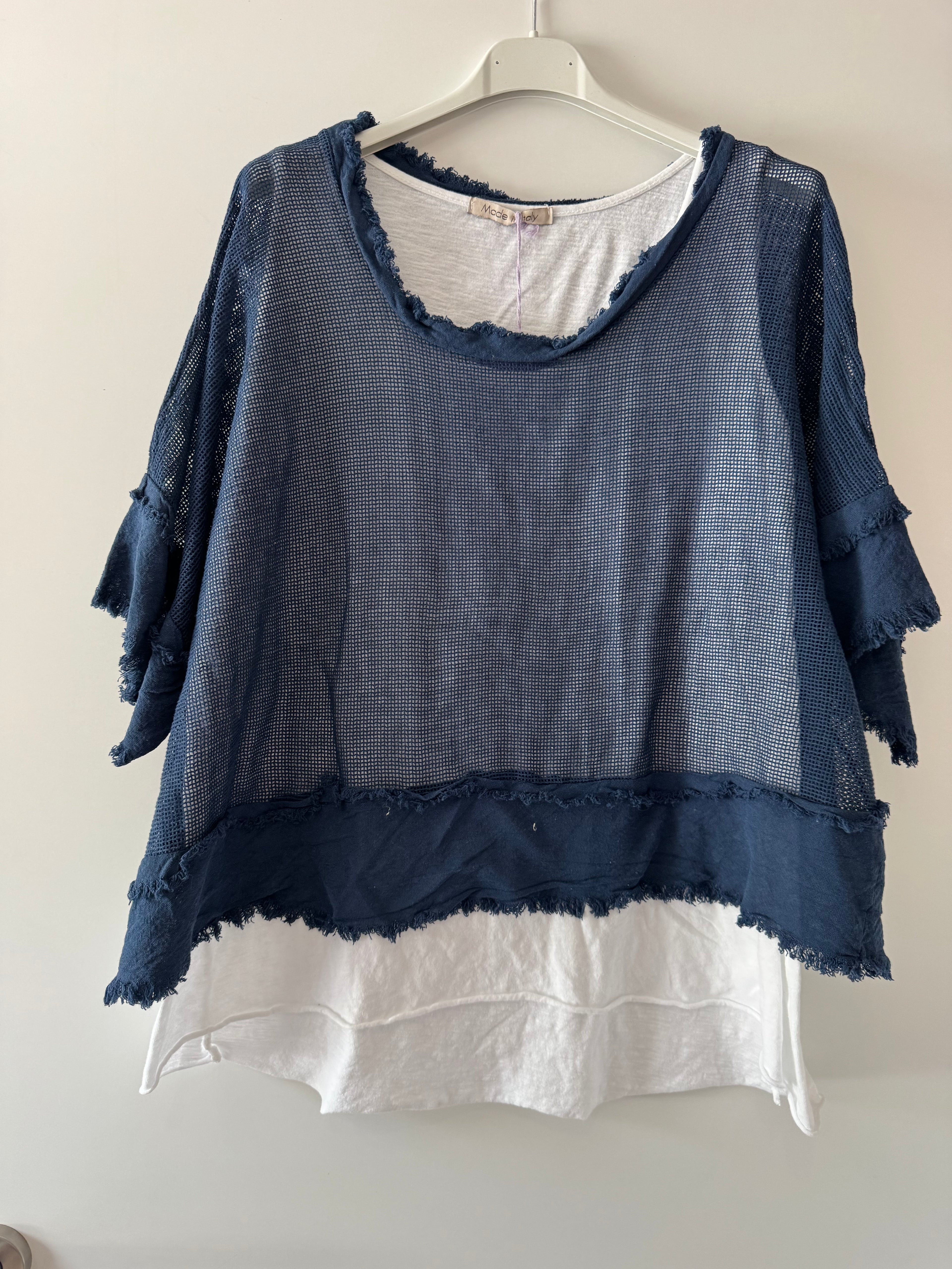 Lässiges Shirt in Lagenoptik