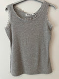 Kleines Viskose Top mit Spitze