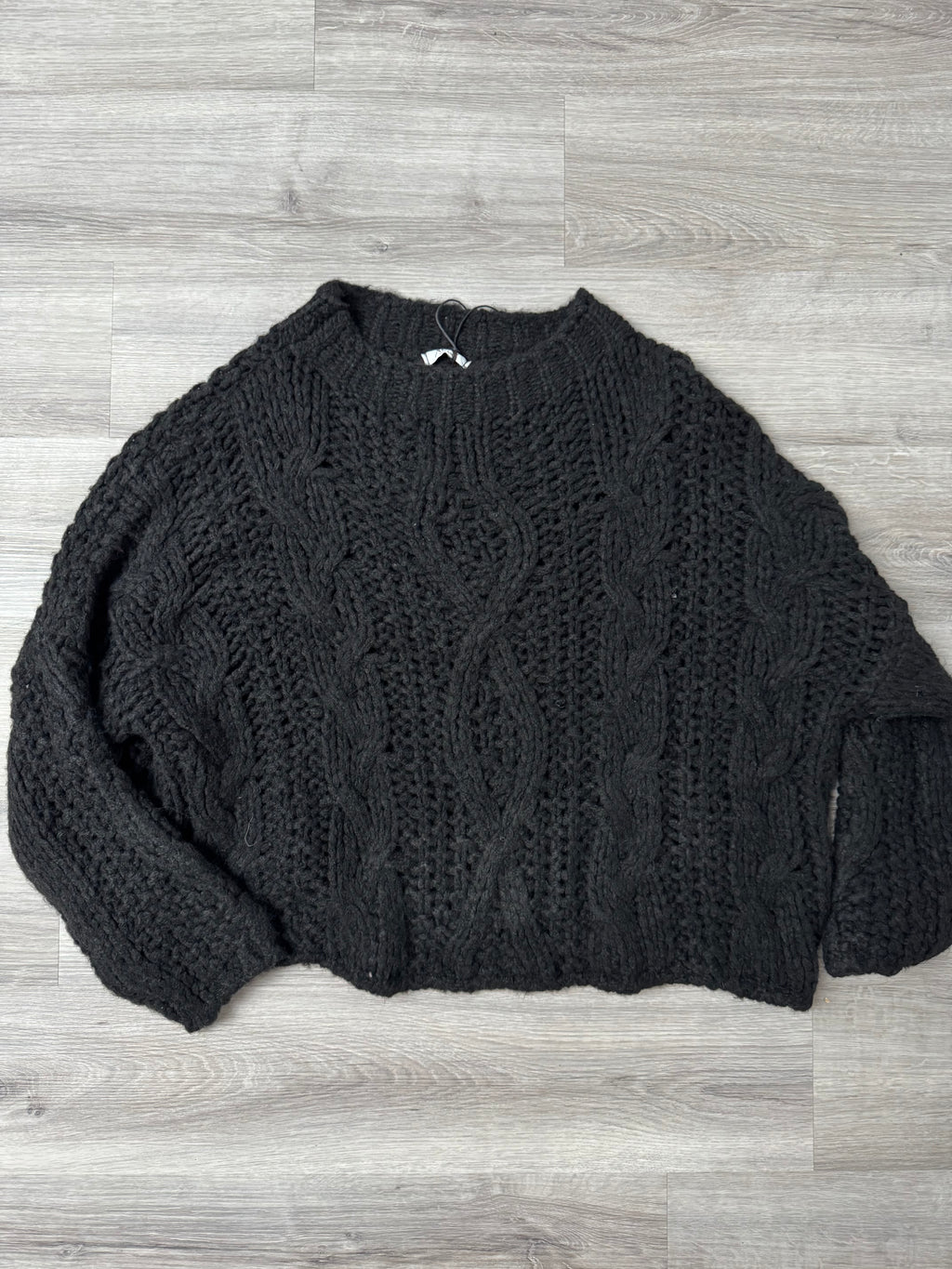 Winterpullover Zopfmuster
