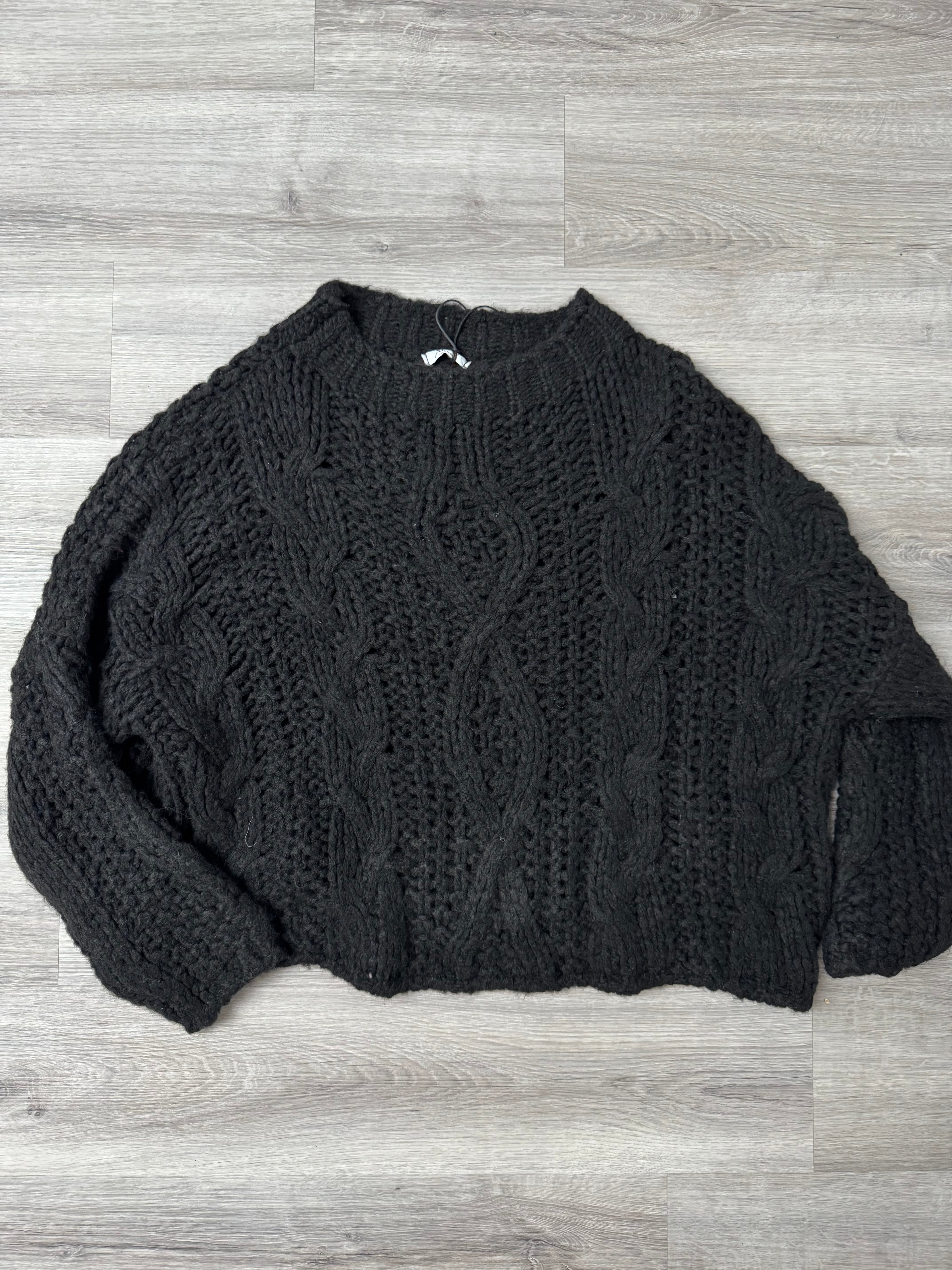 Winterpullover Zopfmuster
