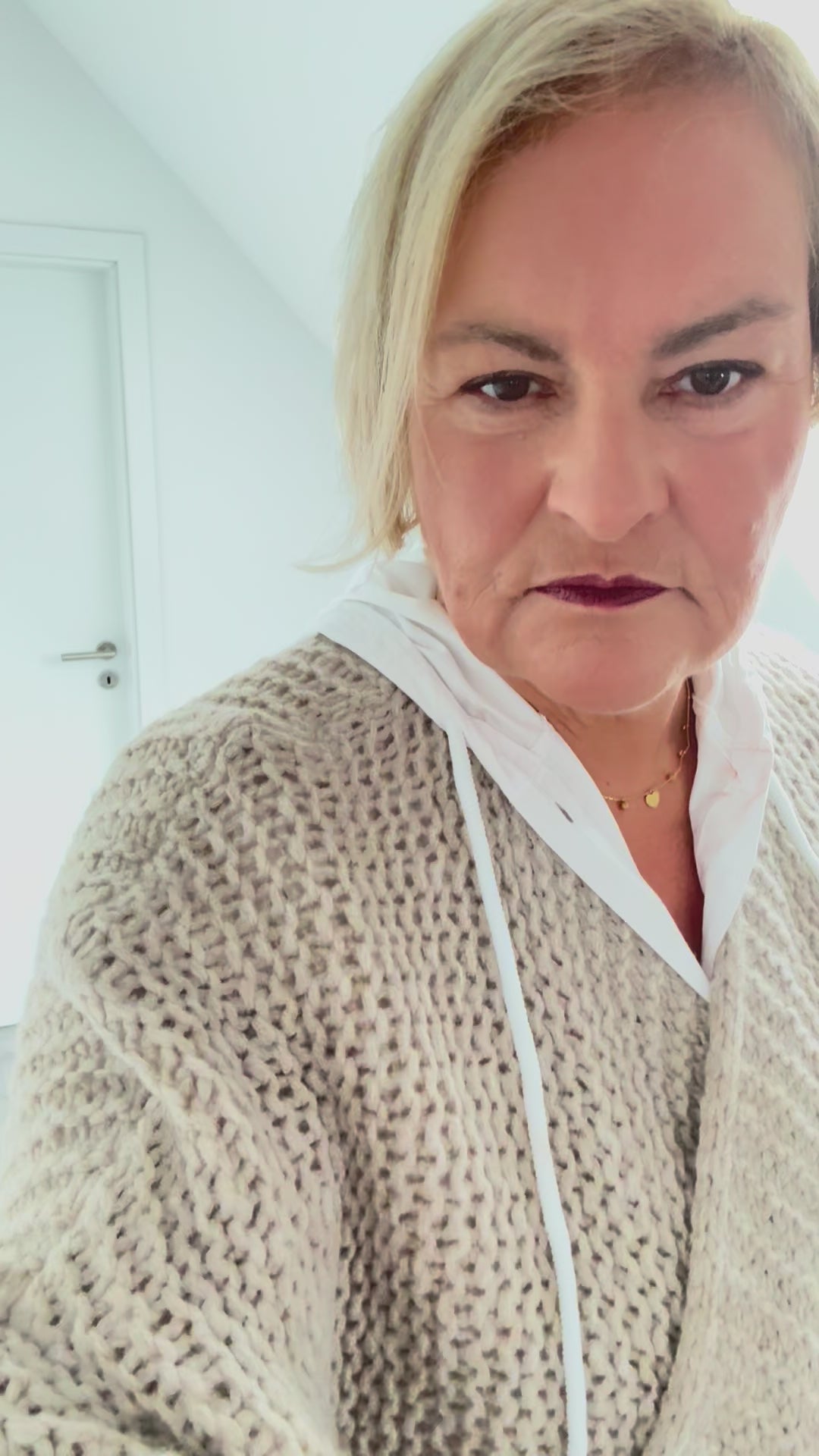 Ponchpulli/Überwurf-Strick