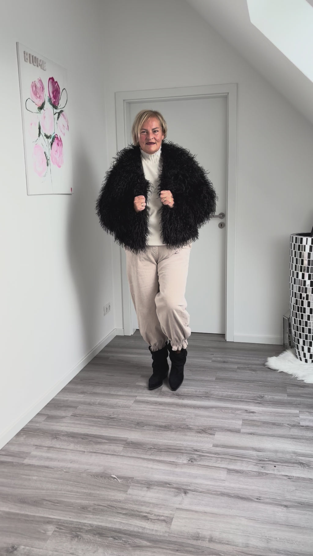 Zotteljacke mit Schlaufen