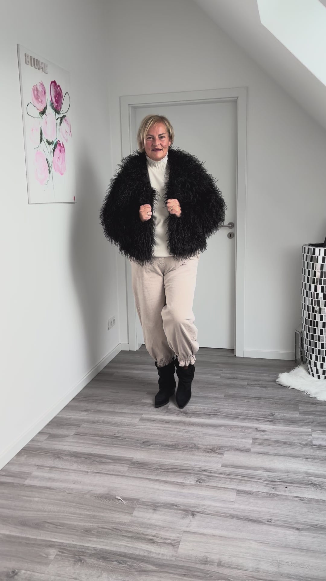 Zotteljacke mit Schlaufen