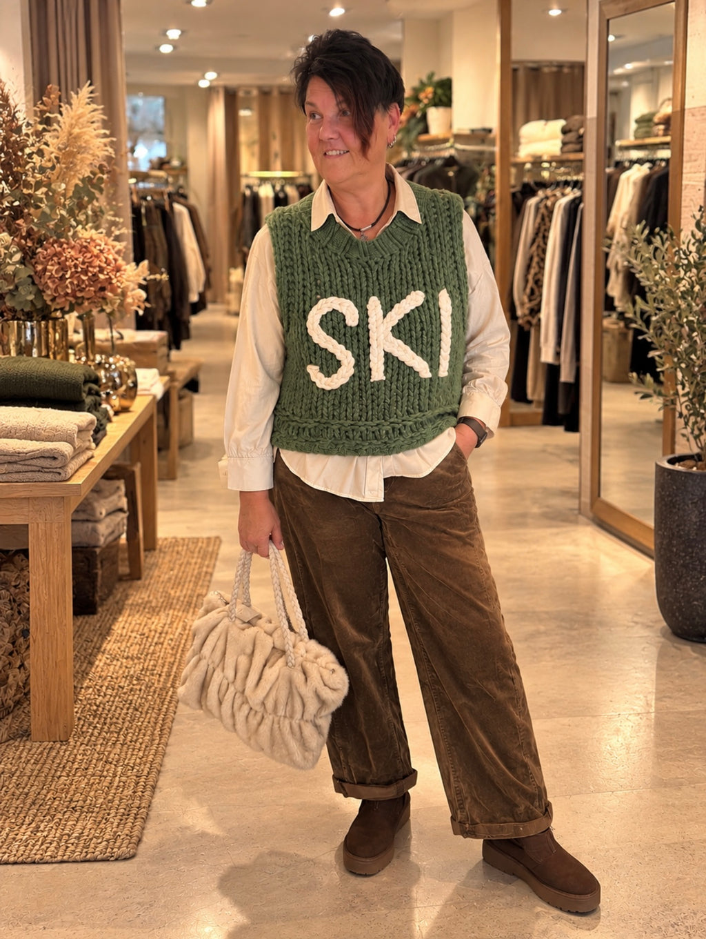 SKI Pullunder Grün
