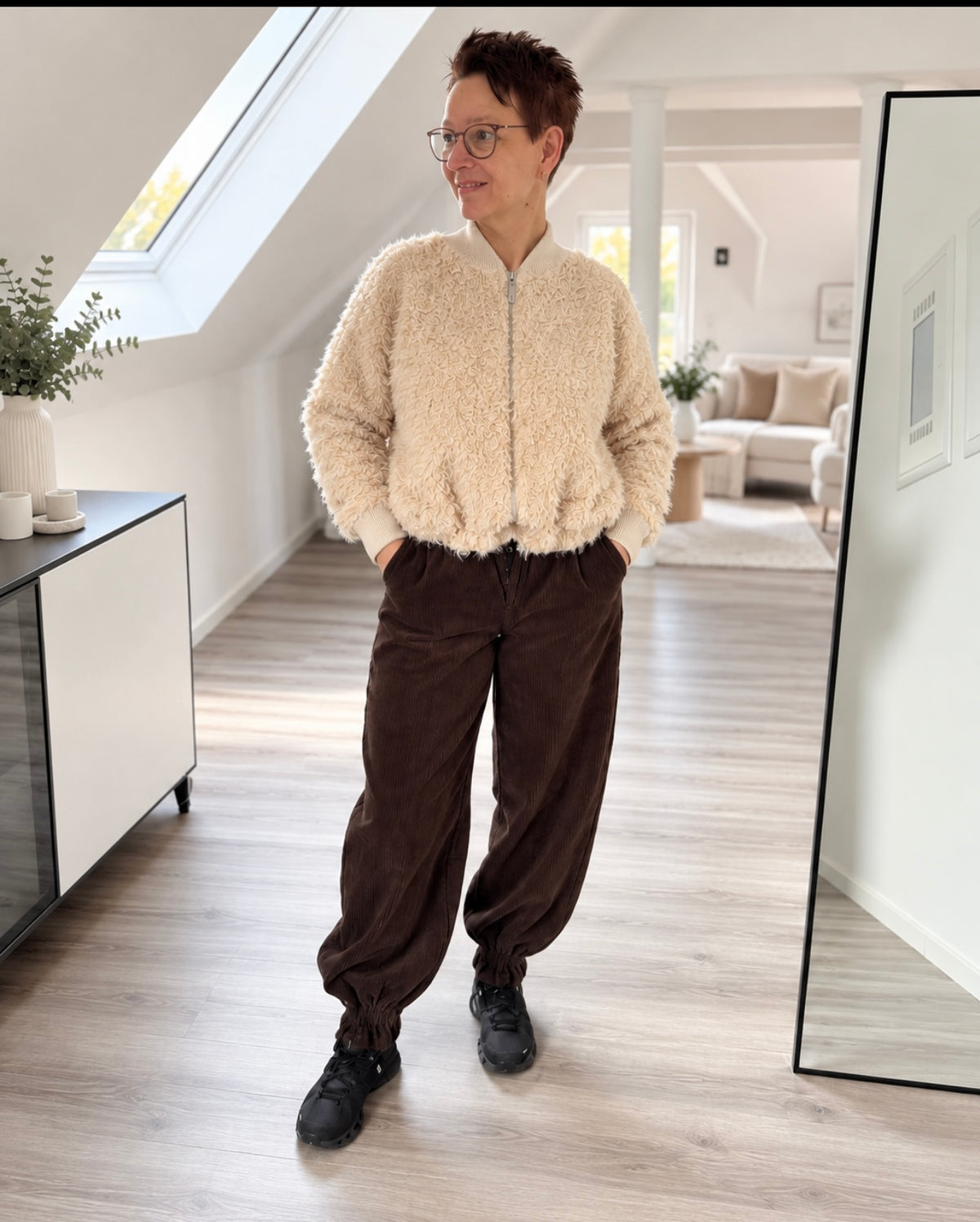 Zotteljacke Ecru